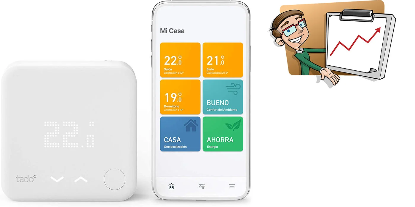 Tado presenta un termostato inteligente con geolocalización • CASADOMO